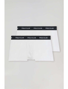 Polo Club Boxer PACK - 2 BOXER UNDERPANTS PC WHITE