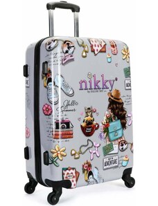 Nikky By Nicole Lee Bolsa de viaje MALETA DE CABINA DE PLASTICO ABS NIKKY WORLD