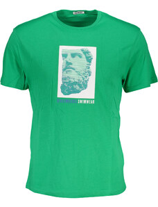 Camiseta Manga Corta Hombre Bikkembergs Verde