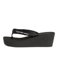 Calvin Klein Jeans Sandalias de dedo negro / blanco