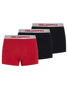 Karl Lagerfeld Calzoncillo boxer gris plateado / rojo / negro