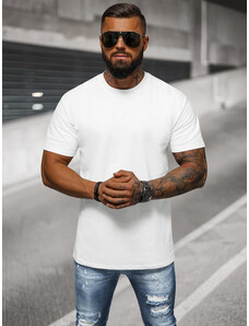 Camiseta de hombre blanco OZONEE NB/MT3098