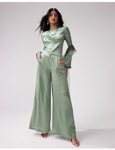 Pantalones verdes Sharara de Kanya London (parte de un conjunto)
