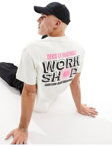 Camiseta blanco hueso Surf Shop de Deus Ex Machina