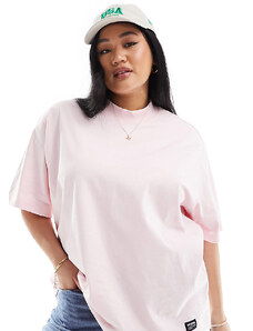 Camiseta rosa suave extragrande Rylie de Dr Denim Plus