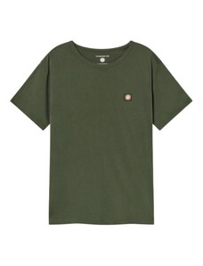 Camiseta Thinking Mu Verde Sol Espalda Coral