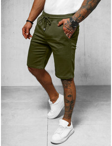 Pantalones cortos chinos de hombre verde OZONEE NB/MP0266MV