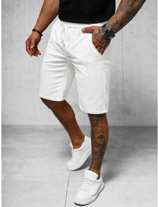 Pantalones cortos chinos de hombre blancos OZONEE NB/MP0266PC