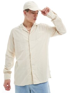 Camisa veraniega color crema Icon de Scalpers-Blanco