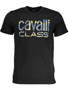 Camiseta Manga Corta Hombre Cavalli Class Negro