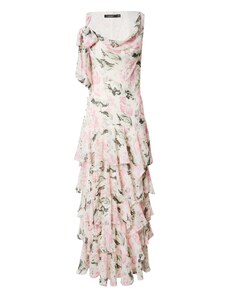 Lauren Ralph Lauren Vestido de verano 'HERCERRE' verde pastel / rosa / negro / blanco