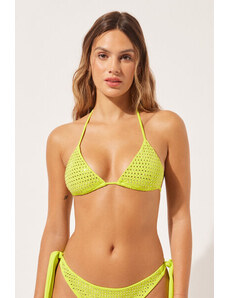 Calzedonia Triángulo Rellenos Extraíbles Bikini Luxury Stones Mujer Verde Tamaño 3