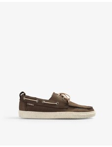 Zapatos náuticos marrón oscuro de Scalpers-Brown