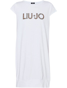 Liu Jo Vestidos Vestido con logotipo de estampado animal y strass