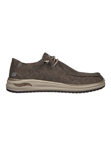 Skechers Zapatos Hombre BLUCHER ARCH FIT MELO-TANDRO TAUPE