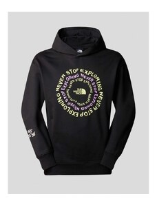 The North Face Jersey SUDADERA NSE GRAPHIC HOODIE TNF BLACK
