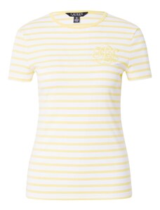 Lauren Ralph Lauren Camiseta 'ALLI' amarillo / blanco