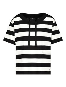 monari Camiseta negro / blanco