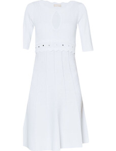Liu Jo Vestidos Vestido blanco con tachuelas