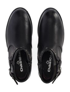 Chika 10 Zapatos Bajos Botines Carisa 20 Negro