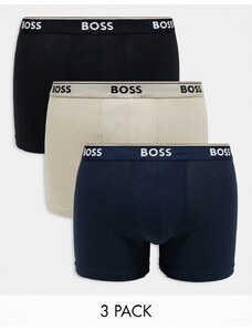 Pack de 3 calzoncillos bóxer de varios colores Power de BOSS Bodywear-Multicolor