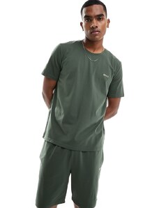 Camiseta caqui Mix & Match de BOSS Bodywear (parte de un conjunto)-Verde
