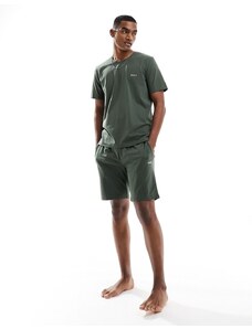 Pantalones cortos caquis Mix & Match de BOSS Bodywear (parte de un conjunto)-Verde