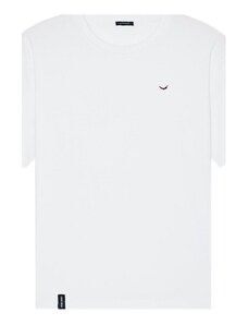 Organic Monkey Tops y Camisetas T-Shirt Red Hot - White