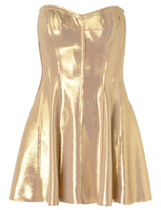 Norma Kamali Vestidos Mini vestido dorado