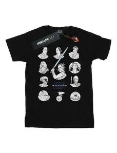 Star Wars: The Rise Of Skywalker Camiseta Resistance Charcter Line Up Mono