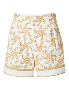 SCOTCH & SODA Pantalón plisado 'Starfish' beige / blanco