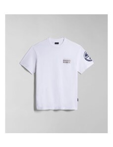 Napapijri Tops y Camisetas S-AMUNDSEN NP0A4H6B-002 BRIGHT WHITE