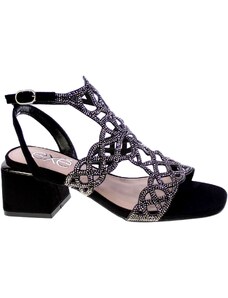 Exé Shoes Sandalias Sandalo Donna Nero Carmen-110