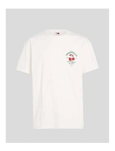 Tommy Jeans Camiseta CAMISETA TJM REGULAR NOVELTY GRAPHIC TEE YBH WHITE