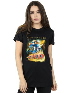 Disney Camiseta manga larga Big Hero 6 Fred Anime Poster