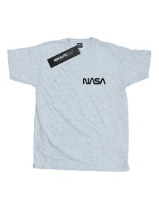 Nasa Camiseta manga larga Modern Logo Chest