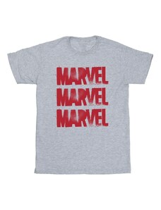 Marvel Camiseta manga larga Red Spray Logos