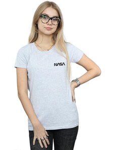 Nasa Camiseta manga larga Modern Logo Chest