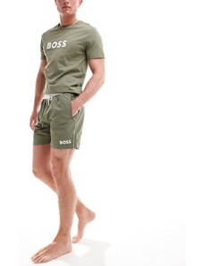 BOSS Bodywear Shorts de baño caquis Starfish de BOSS-Verde