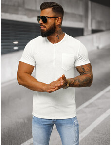 Camiseta de hombre blanco OZONEE O/L1453