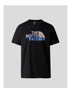 The North Face Camiseta CAMISETA MOUNTAIN LINE TEE TNF BLACK