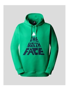 The North Face Jersey SUDADERA MOUNTAIN PLAY HOODIE OPTIC EMERALD