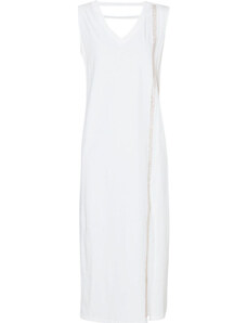 Liu Jo Vestidos Vestido largo blanco con tachuelas