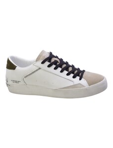 Crime London Zapatillas Sneakers Uomo Bianco Low Top Distressed 13104pp4