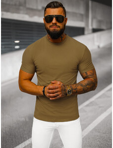Camiseta de hombre marrón OZONEE NB/MT3001