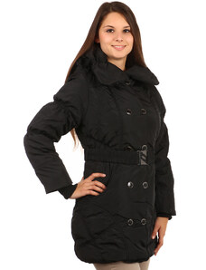 Glara Ladies winter quilted jacket with belt for plump