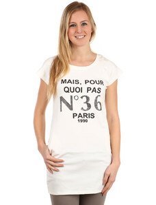 Glara Women's extended T-shirt Paris