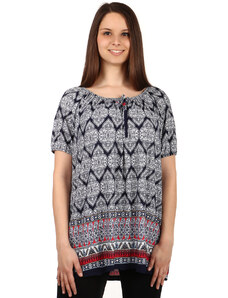Glara Women's comfortable patterned t-shirt