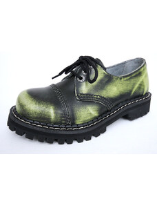 Zapatos KMM 3dírkové - Verde / Blanco negro - 030