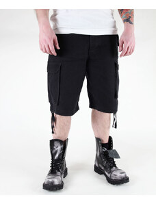Pantalones cortos de hombre MIL-TEC - Paracaidista - Prelavado Negro - 11403002
